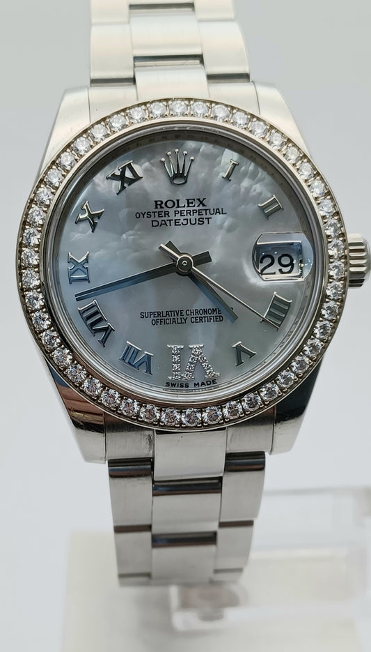 31mm 2013 Women's Mid-Size Rolex Datejust Watch