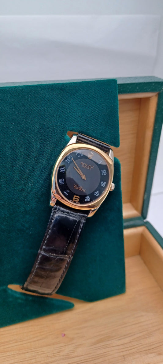 34mm 2005/06 18ct YG & WG Rolex Cellini Watch