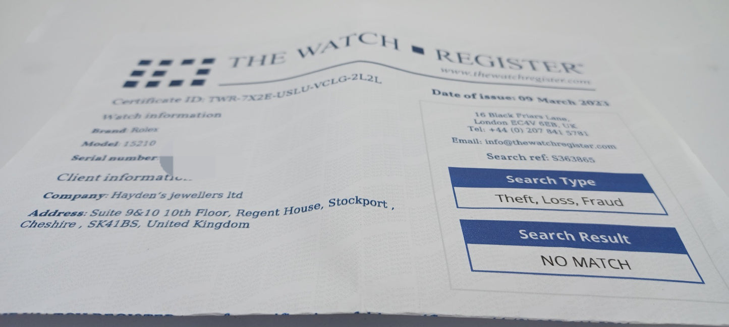 34mm 2005 Men's Rolex Date Watch