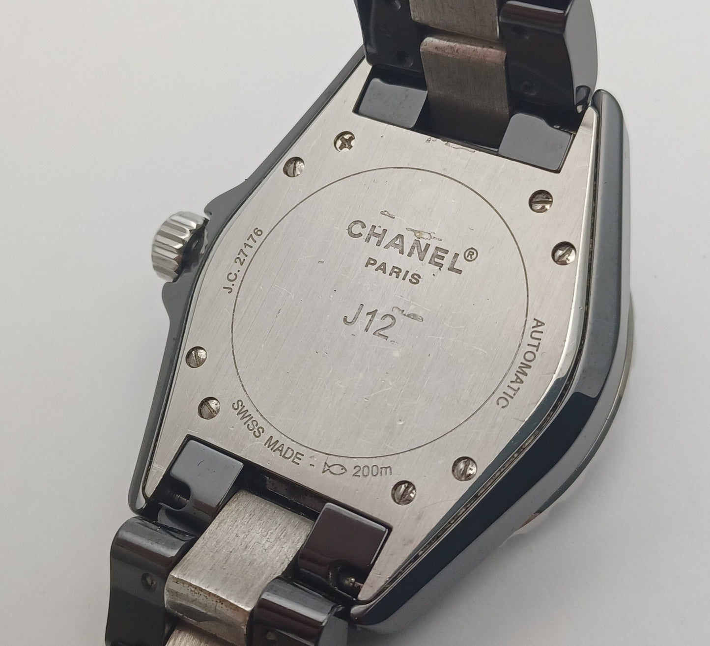 38mm Women's Chanel J12 Ceramic and Diamond Watch