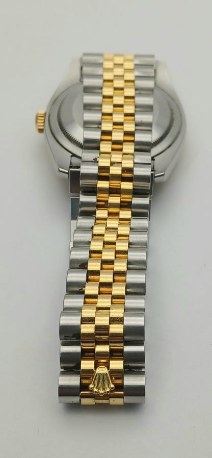36mm 2011 Men’s Rolex Two Tone Turn-O-Graph Watch