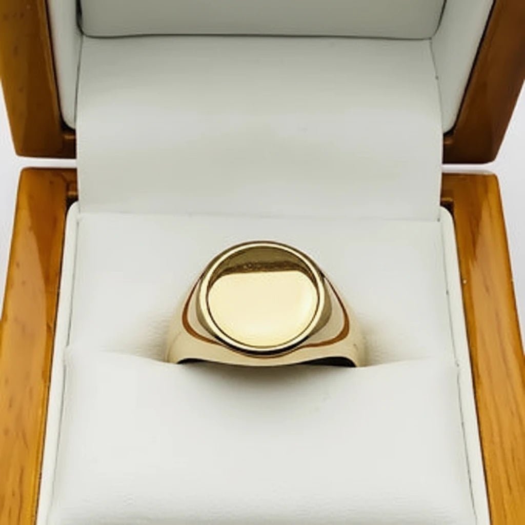 9ct YG Diamond Set Masonic Ring