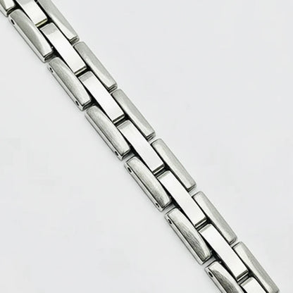 Women's 9ct WG Rigid ‘Watch Style’ Link Bracelet