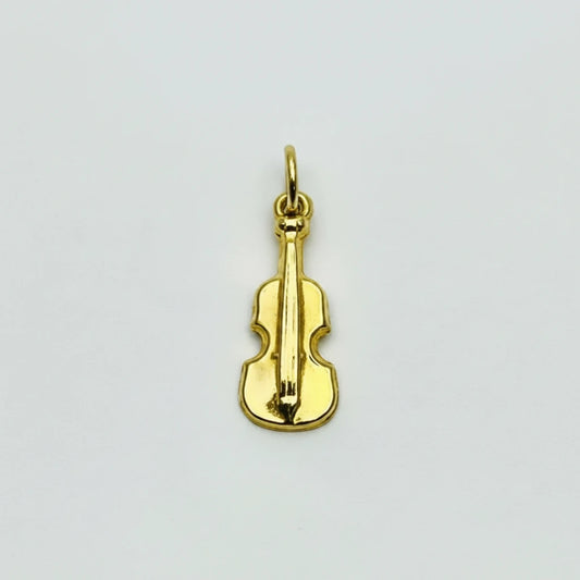 9ct YG Small Violin Charm