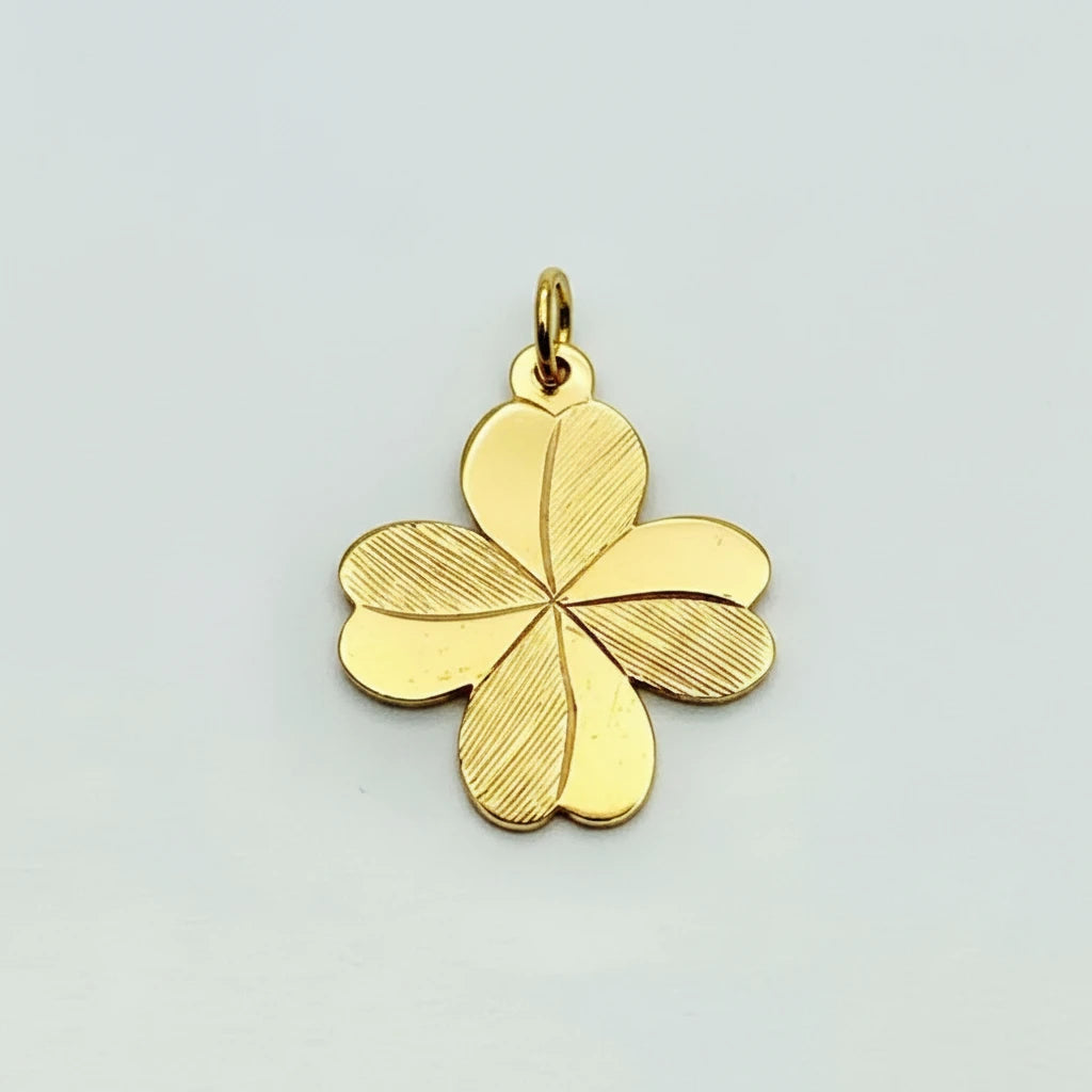 9ct YG 4 Leaf Clover Charm