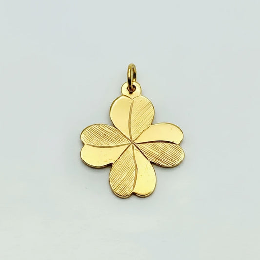 9ct YG 4 Leaf Clover Charm