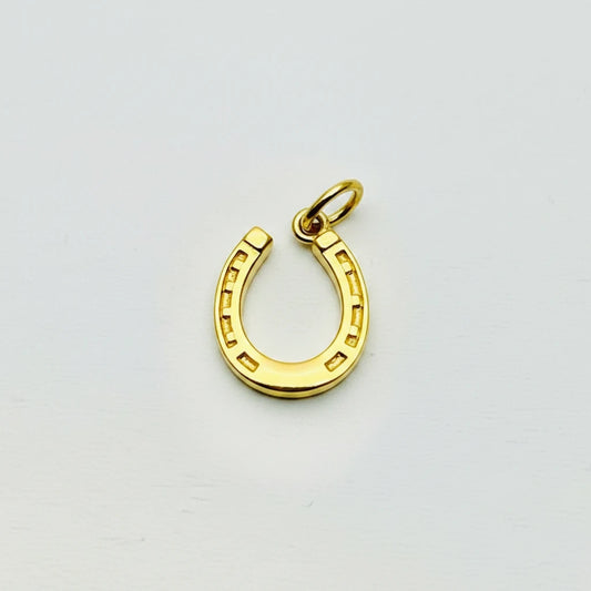 9ct YG Horseshoe Charm