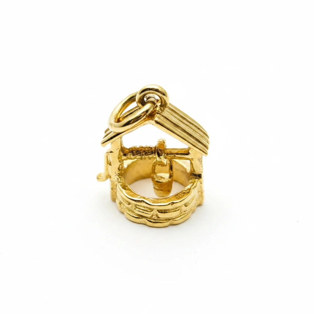 9ct YG Wishing Well Charm