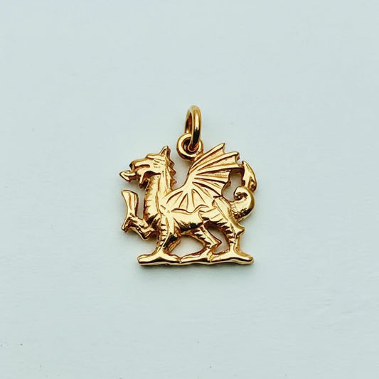 9ct RG Welsh Dragon Charm