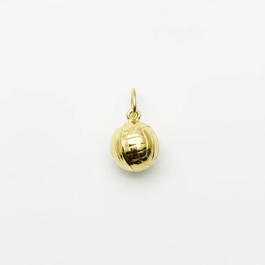 9ct YG Hollow Football Charm