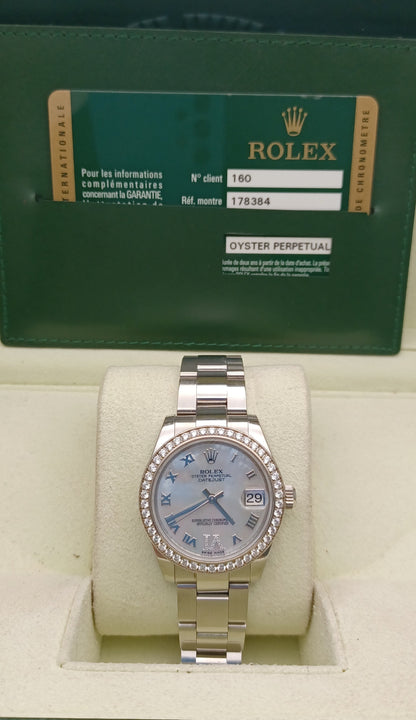 31mm 2013 Women's Mid-Size Rolex Datejust Watch