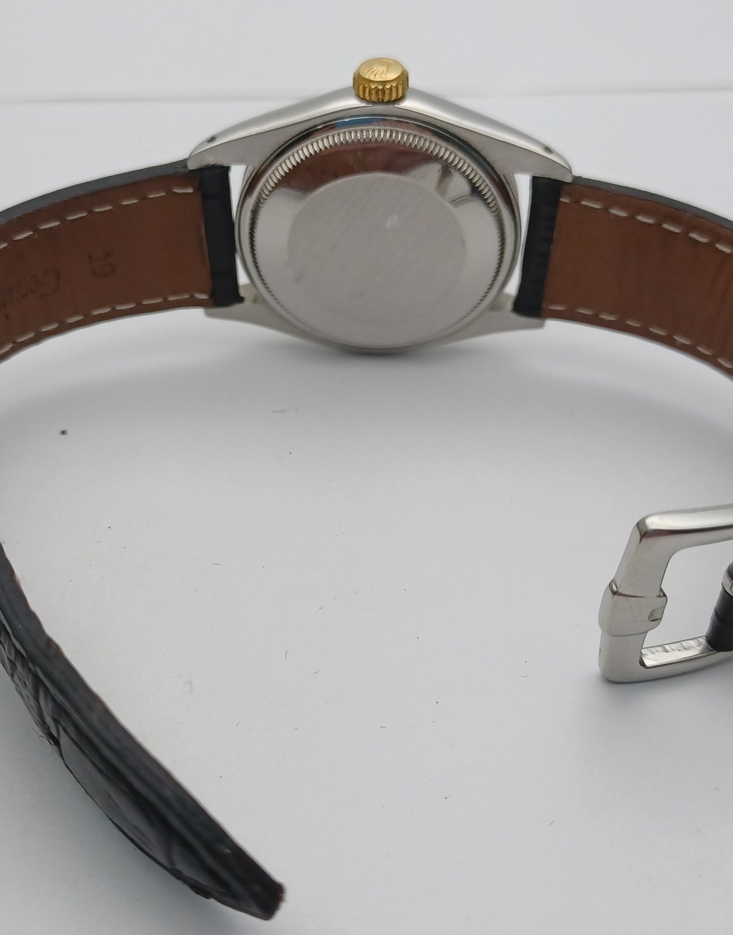 35mm 1979 Men's 14ct YG and Steel Rolex Date Watch