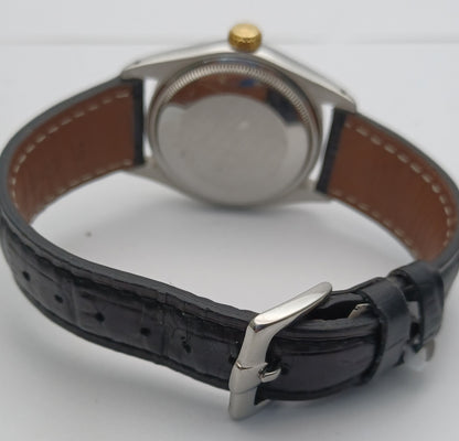 35mm 1979 Men's 14ct YG and Steel Rolex Date Watch