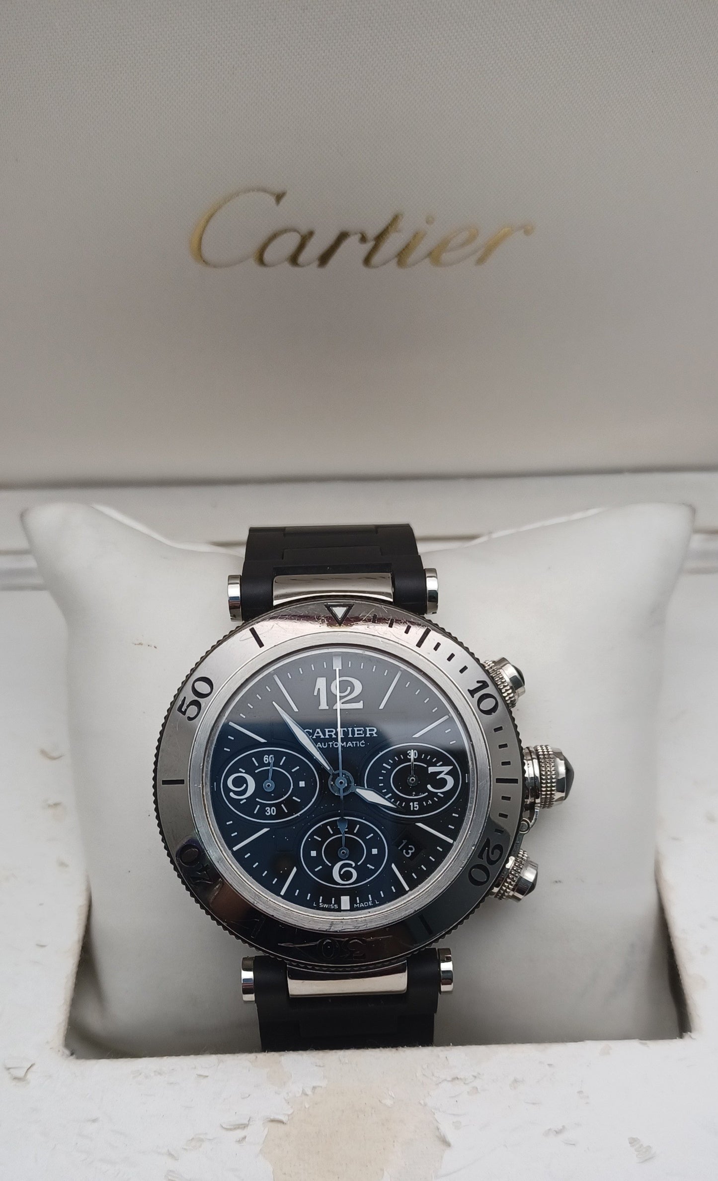 42mm Men's Cartier Pasha Seatimer Watch