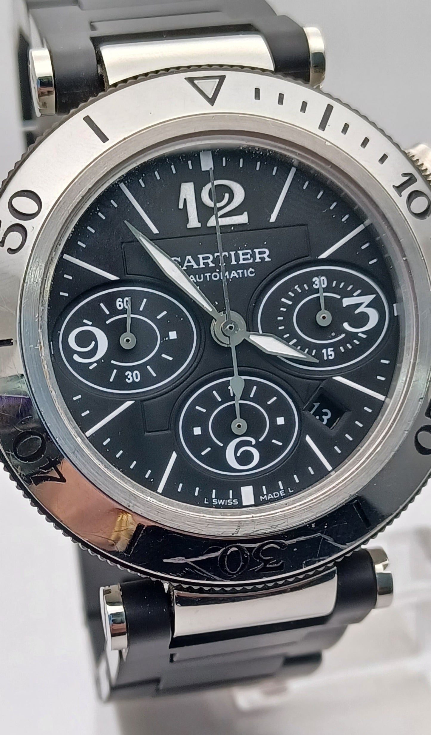 42mm Men's Cartier Pasha Seatimer Watch