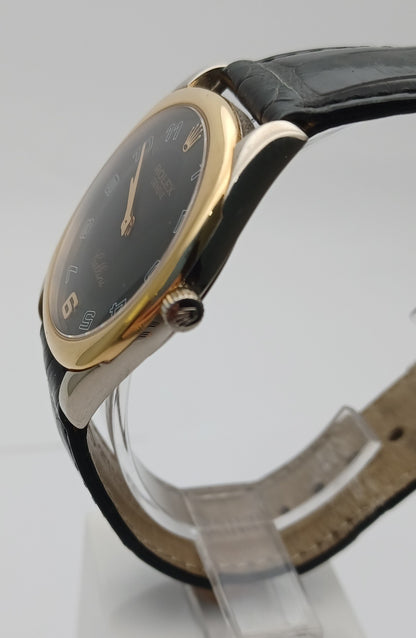 34mm 2005/06 18ct YG & WG Rolex Cellini Watch