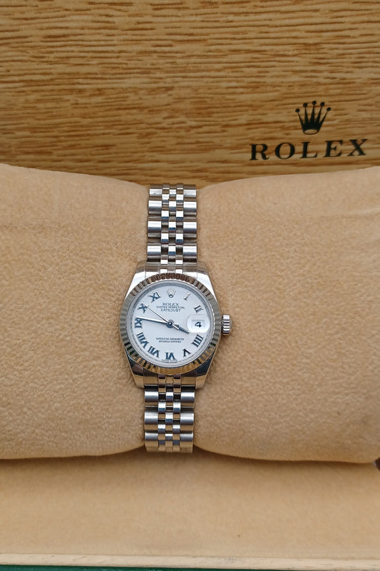 26mm Women's Rolex 18ct WG and Stainless Steel Datejust Watch