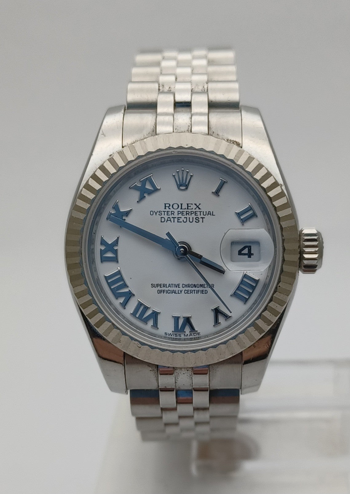 26mm Women's Rolex 18ct WG and Stainless Steel Datejust Watch