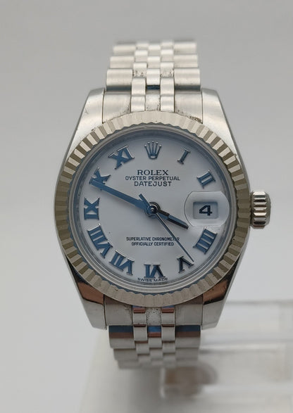 26mm Women's Rolex 18ct WG and Stainless Steel Datejust Watch
