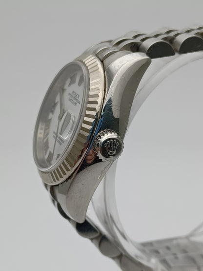 26mm Women's Rolex 18ct WG and Stainless Steel Datejust Watch