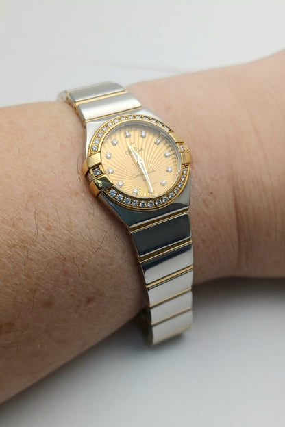 31mm Women's 18ct YG and Steel Omega Constellation Watch