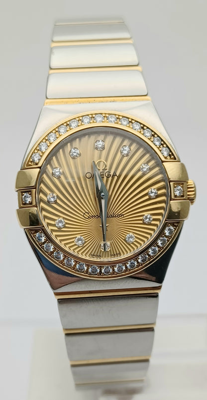 31mm Women's 18ct YG and Steel Omega Constellation Watch
