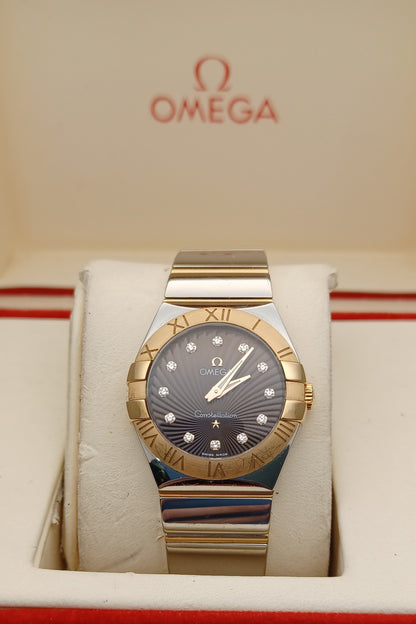 27mm Women's RG and Steel Omega Constellation Watch