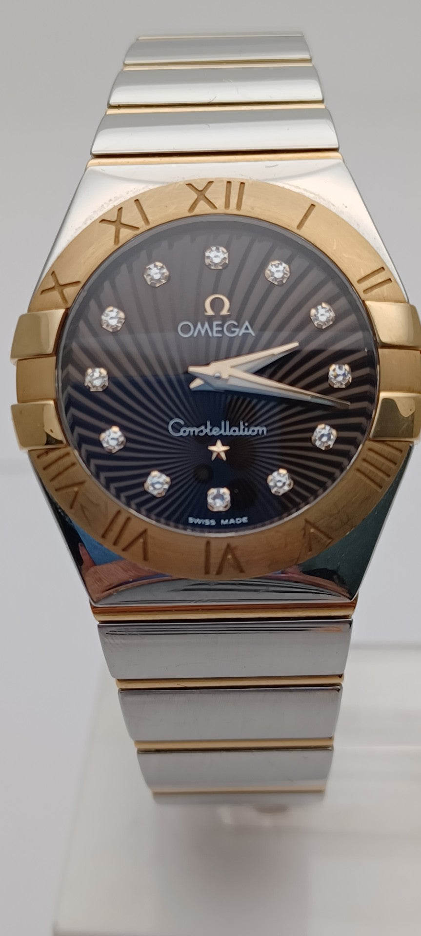 27mm Women's RG and Steel Omega Constellation Watch