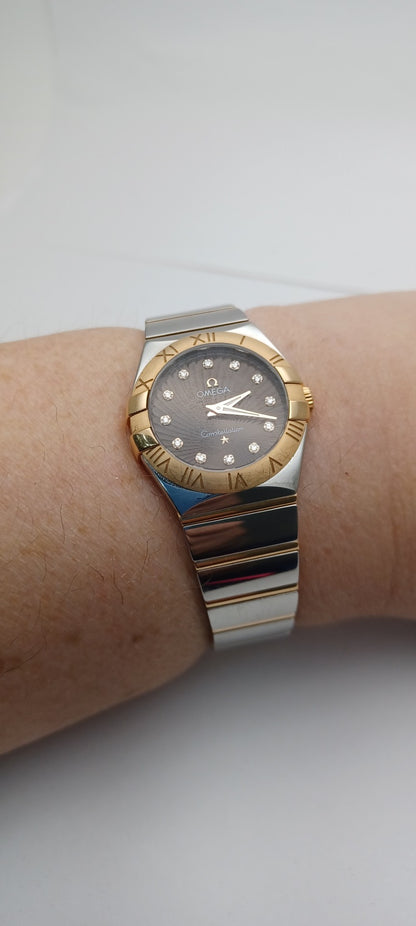 27mm Women's RG and Steel Omega Constellation Watch