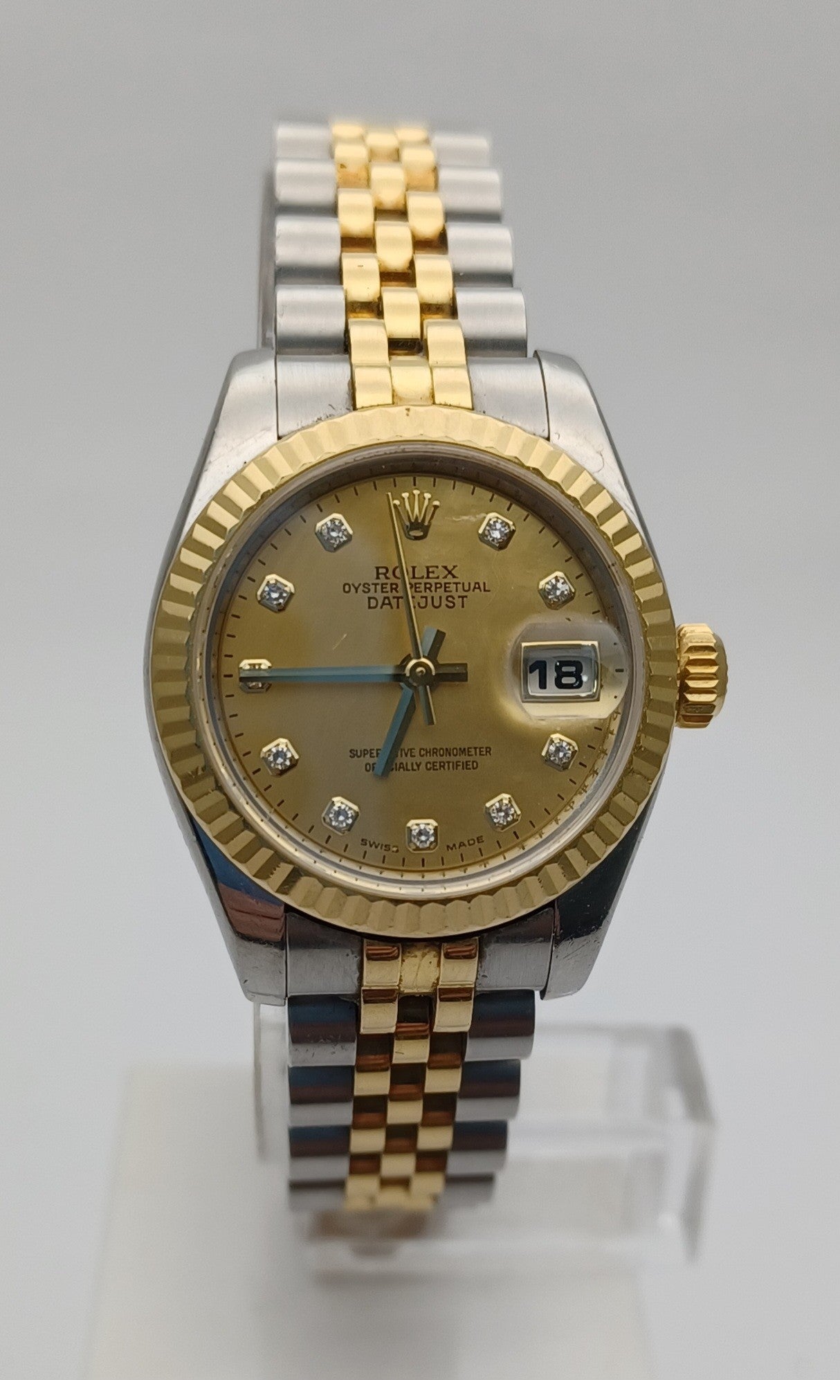 26mm 2009 Women's 18ct YG and Stainless Steel Rolex Datejust Watch