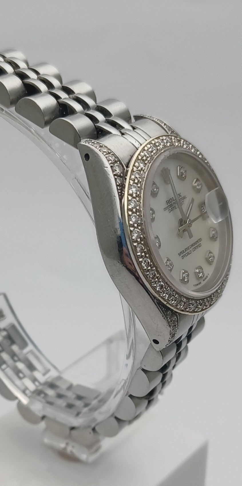 26mm 2012 Women's Diamond Set Rolex Datejust Watch