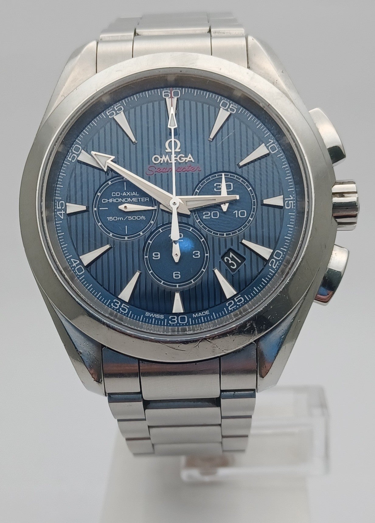 44mm Men's Special Edition Olympics Omega Aqua Terra Seamaster Watch