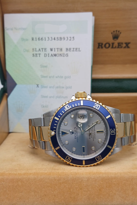 40mm 2004 Men’s 18ct YG/Stainless Steel Rolex Submariner Date Watch