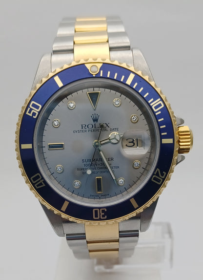 40mm 2004 Men’s 18ct YG/Stainless Steel Rolex Submariner Date Watch