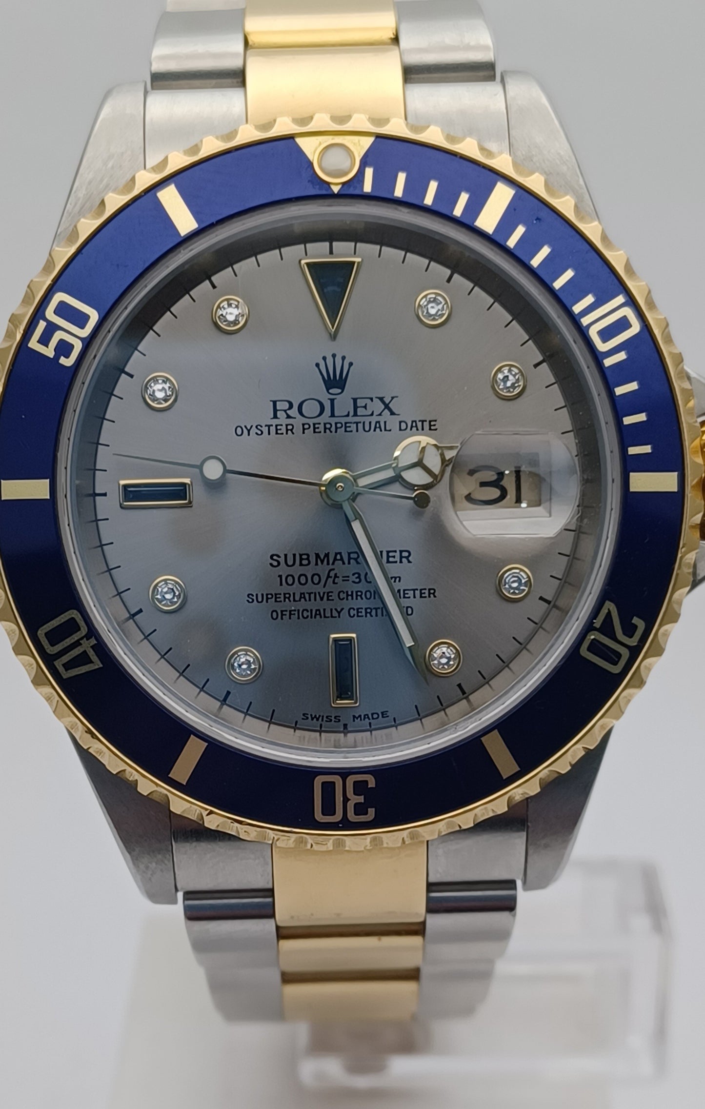 40mm 2004 Men’s 18ct YG/Stainless Steel Rolex Submariner Date Watch