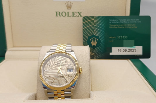 36mm 2023 Men's 18ct YG and Stainless Steel Rolex Datejust Watch