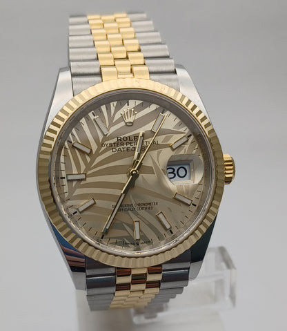 36mm 2023 Men's 18ct YG and Stainless Steel Rolex Datejust Watch