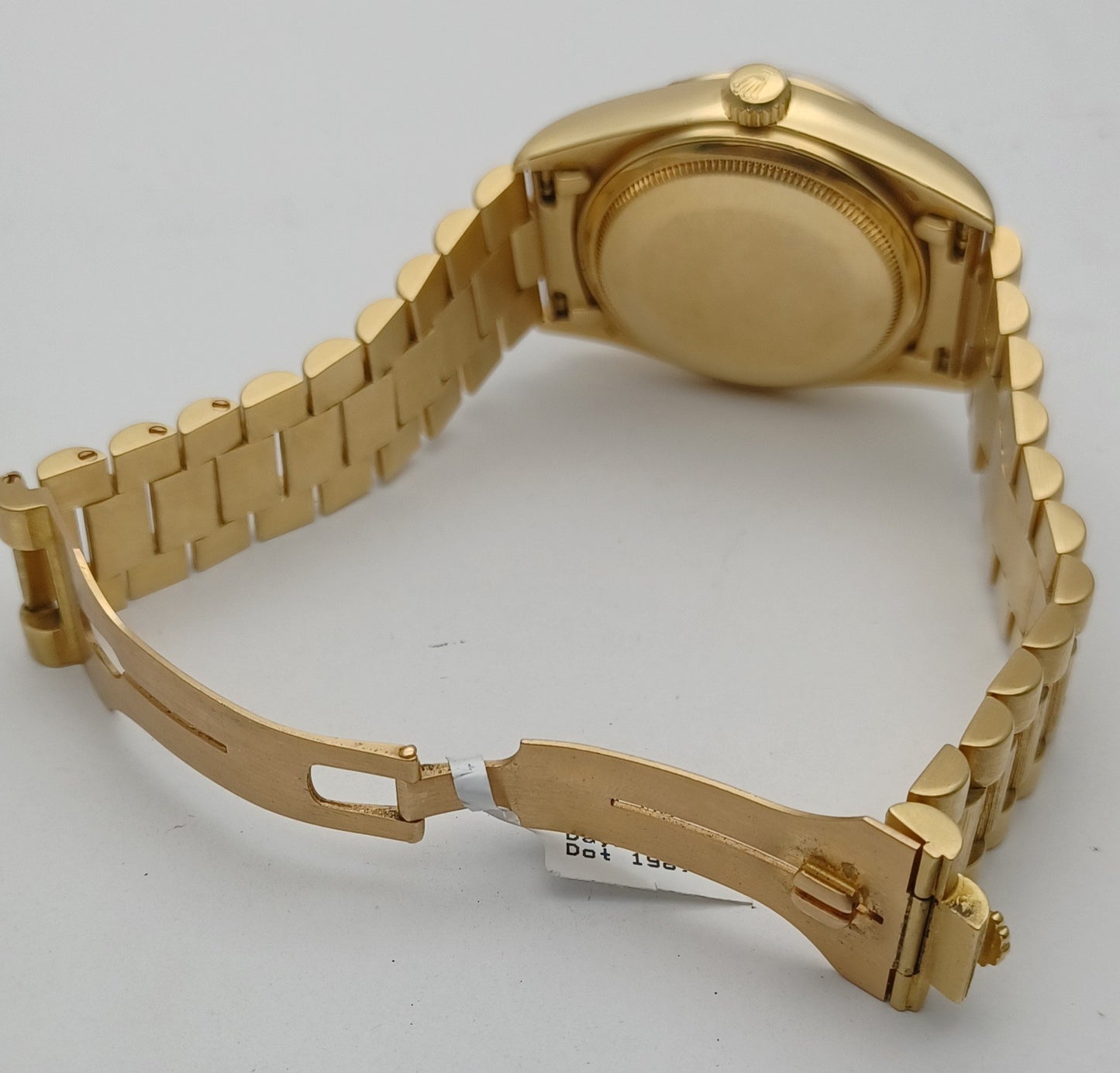 39mm 1987 Men’s 18ct YG Rolex Day Date Watch