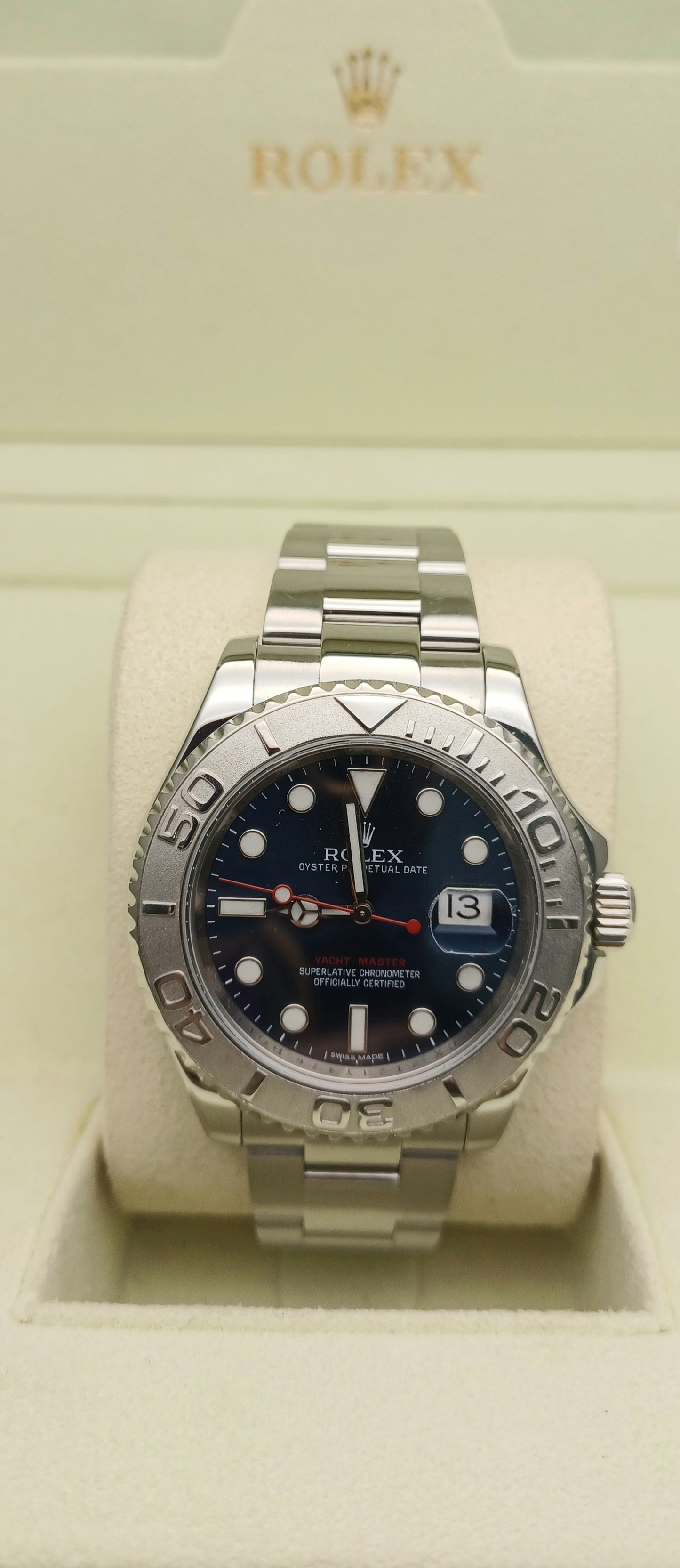 40mm 2014 Men's Rolex Yacht-Master Watch