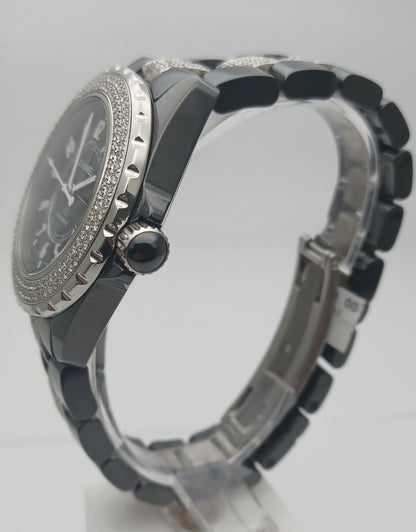 38mm Women's Chanel J12 Ceramic and Diamond Watch