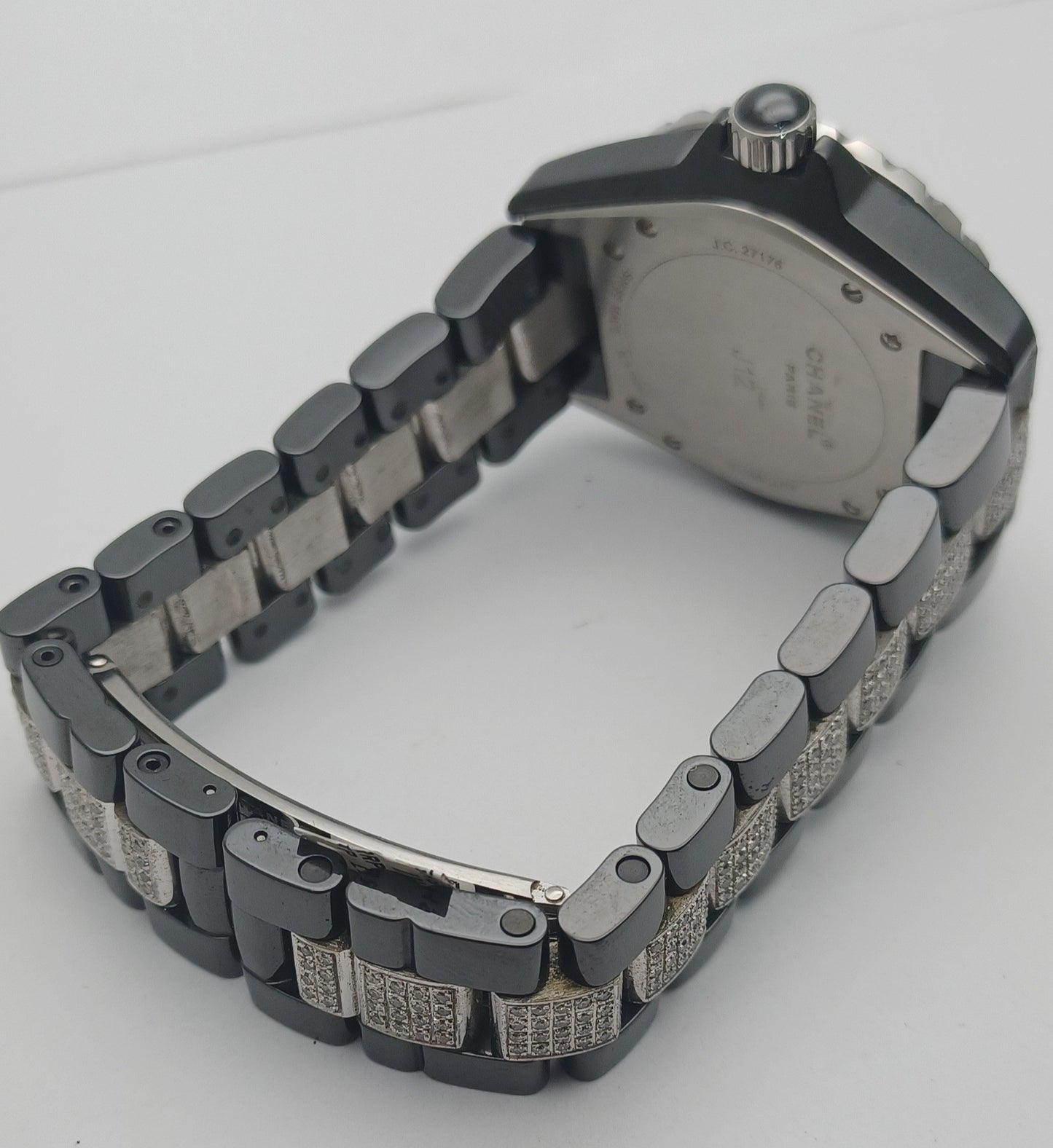 38mm Women's Chanel J12 Ceramic and Diamond Watch