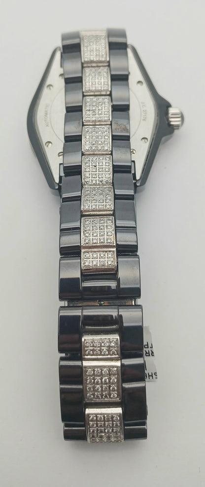 38mm Women's Chanel J12 Ceramic and Diamond Watch